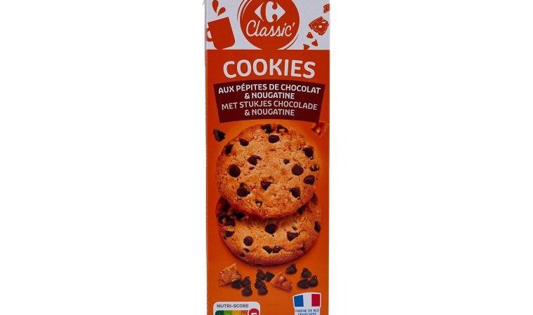 Cookies pépites chocolat nougatine