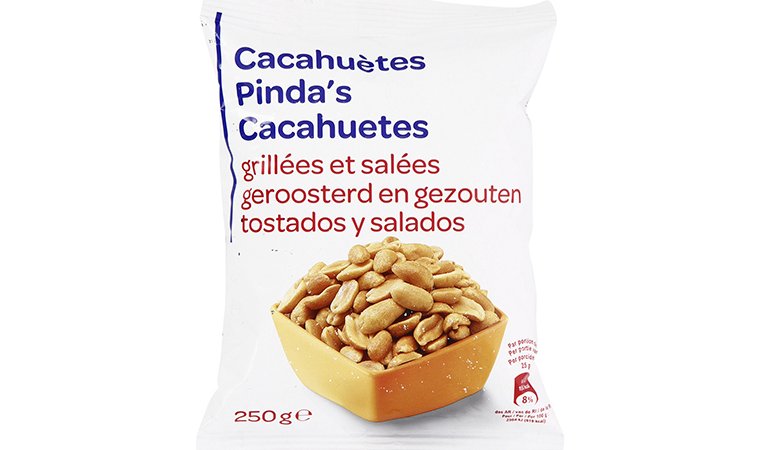 Cacahuètes grillées et salées