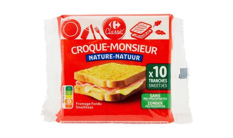 Fromage croque-monsieur nature