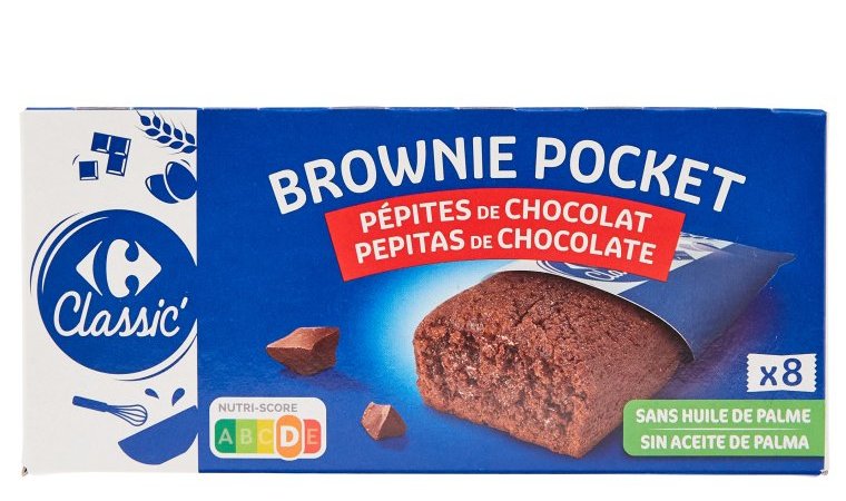 Brownies Pocket pépites chocolat