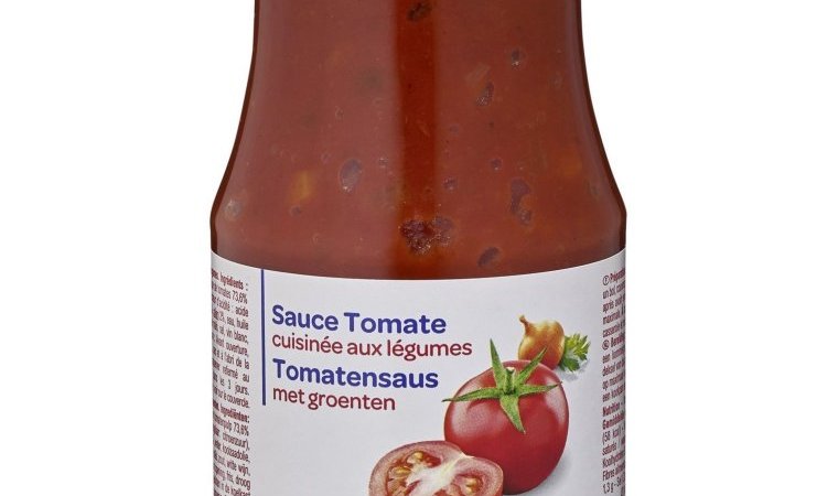 Sauce tomate cuisinée aux légumes