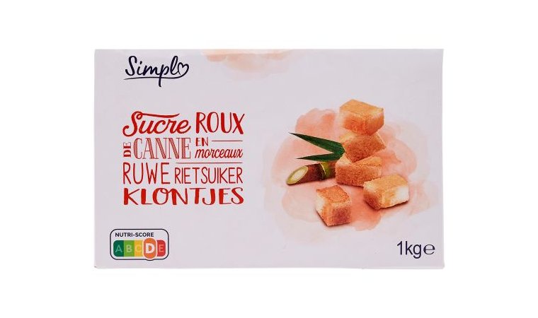 Sucre de canne en morceaux