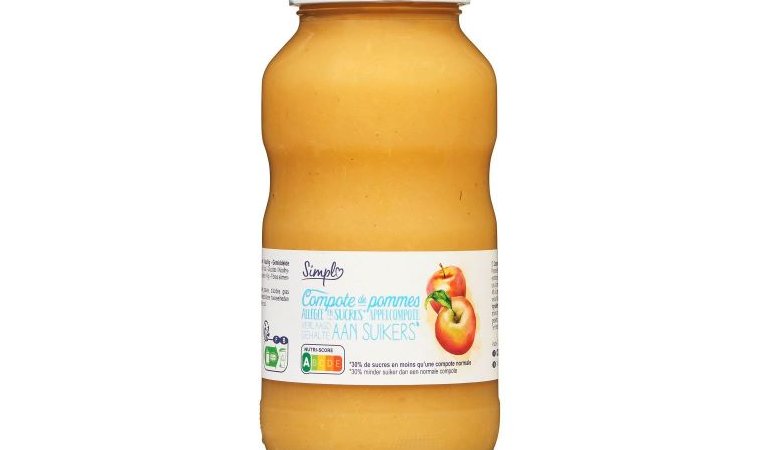 Compote de pommes allégée en sucres