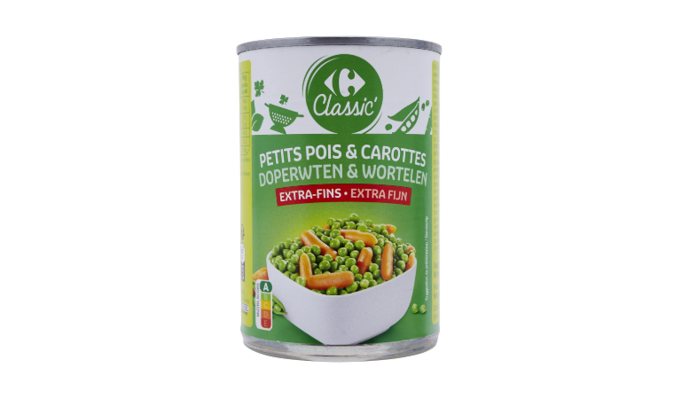 Petits pois et carottes extra-fins 
